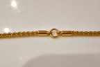 gold chain spring clasp water resistant
