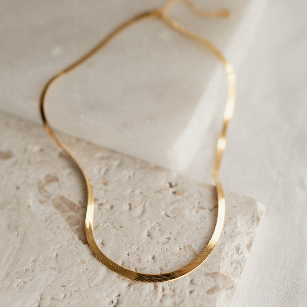 Essential Herringbone Chain | 316L Stainless Steel