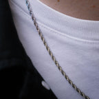 Rope Chain 3MM Silver & Gold