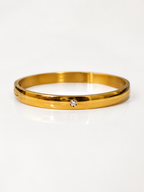 Real Gold Look Dual Finish Kada