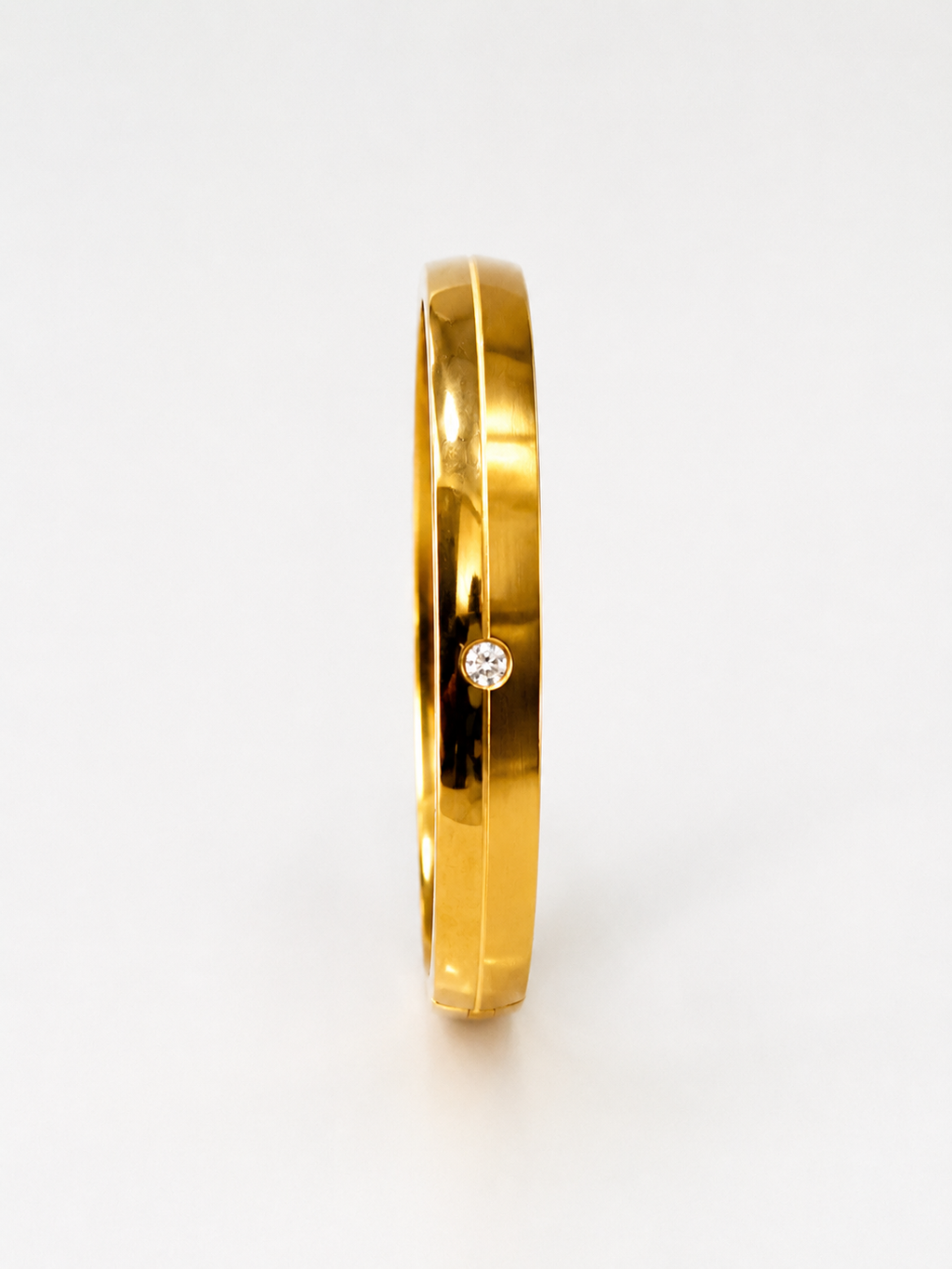 Real Gold Look Dual Finish Kada
