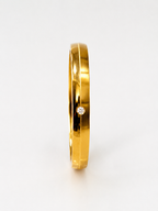 Real Gold Look Dual Finish Kada