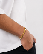 Real Gold Look Dual Finish Kada
