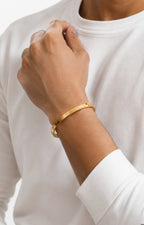 Real Gold Look Dual Finish Kada
