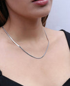 Essential Herringbone Chain | 316L Stainless Steel