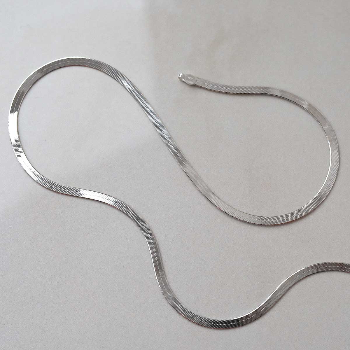Silver Herringbone Chain, Herringbone Necklace, Minimal Chain for Men, Stainless Steel Chain, Everyday Chain, Men's Silver Necklace, Gen Z Jewellery, Minimal Jewellery for Men, Layering Chain.