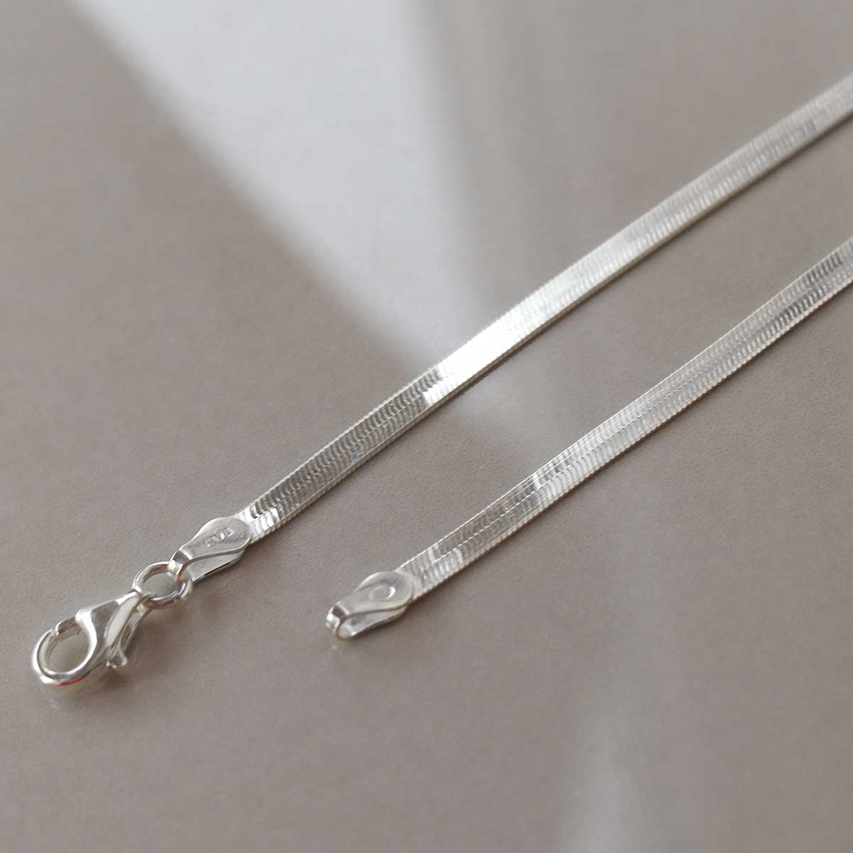 Silver Herringbone Chain, Herringbone Necklace, Minimal Chain for Men, Stainless Steel Chain, Everyday Chain, Men's Silver Necklace, Gen Z Jewellery, Minimal Jewellery for Men, Layering Chain.
