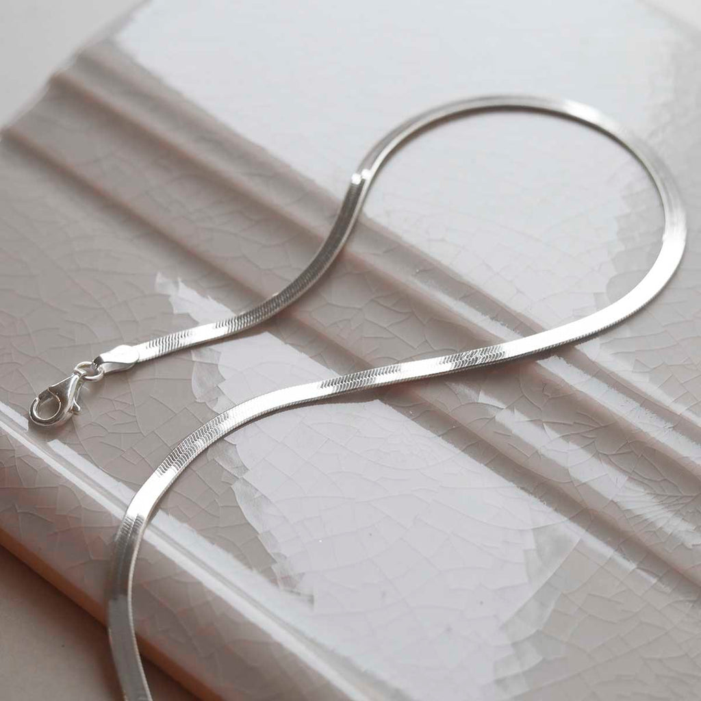 Essential Herringbone Chain | 316L Stainless Steel