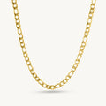 1 Gram Gold Plated Figaro Chain for Men Premium Daily Wear Jewellery