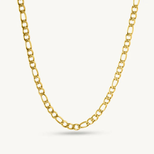 1 Gram Gold Plated Figaro Chain for Men Premium Daily Wear Jewellery