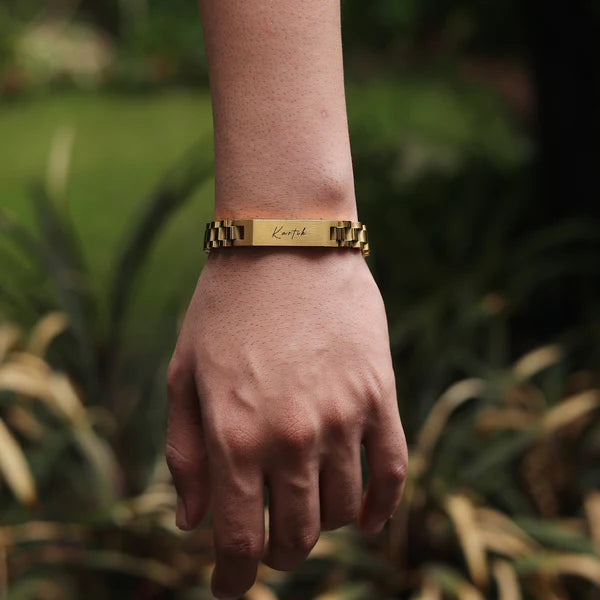 Personalised Stark Bracelet ( Name Engraved )