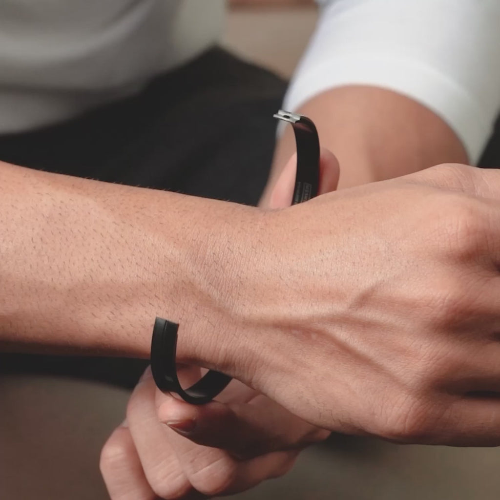 Black Matt & Glossy Dual Finish Kada