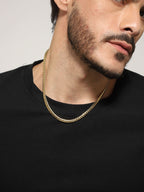 Classic Flat Curb Chain ( Gold )