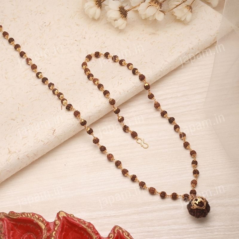 5 Mukhi Rudraksha Mala – Original Nepali Beads