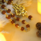 5 Mukhi Rudraksha Mala – Original Nepali Beads