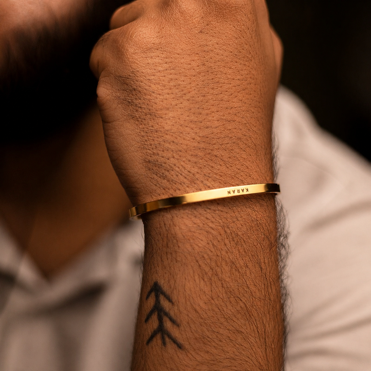 Personalised Name Bracelet | 18K Gold Plated | Waterproof