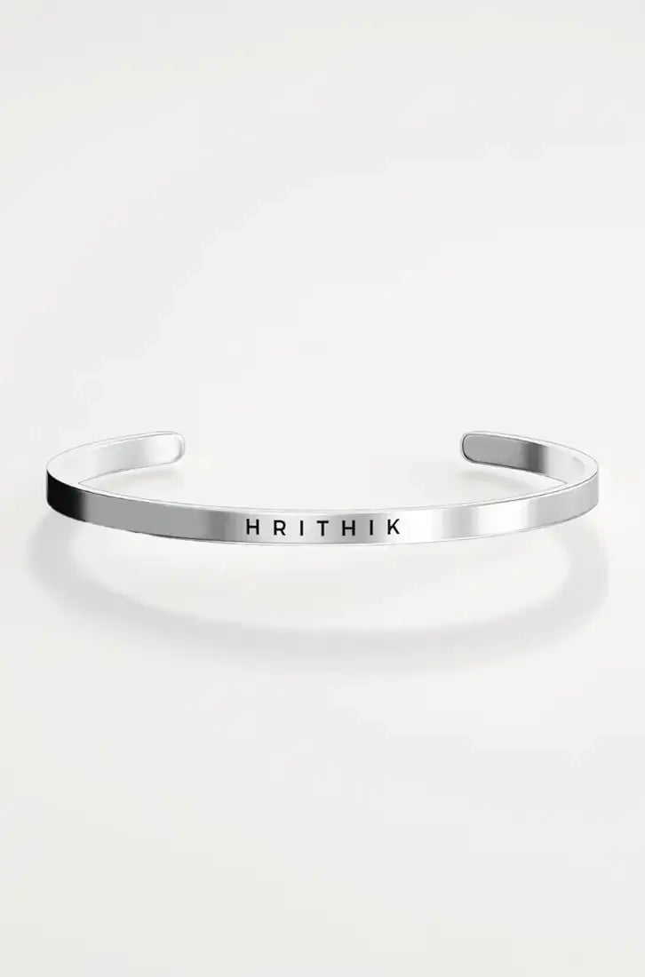 Personalised Name Bracelet | 18K Gold Plated | Waterproof
