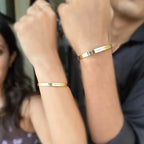 Personalised Name Bracelet | 18K Gold Plated | Waterproof