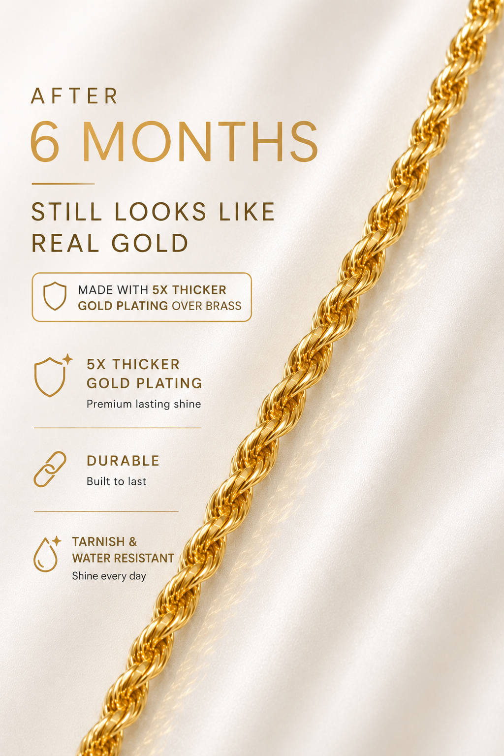 Classic Rope Chain for Men