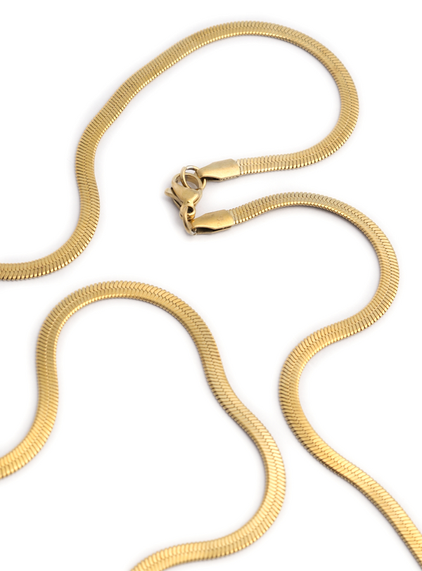 Essential Herringbone Chain | 316L Stainless Steel