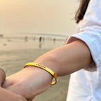 Personalised Name Bracelet | 18K Gold Plated | Waterproof