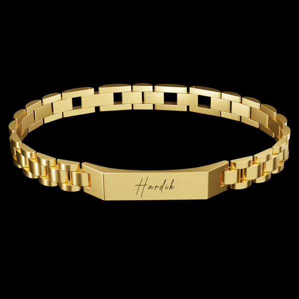 Personalised Stark Bracelet ( Name Engraved )